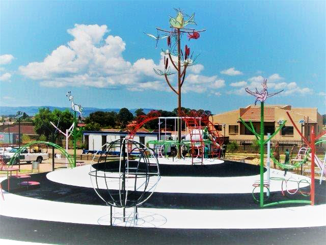 The Iron Maiden Playground equipment